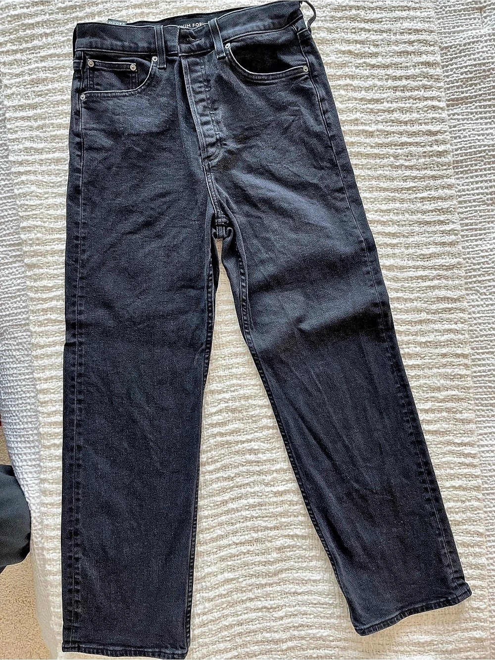 Denim Forum The Arlo High Rise Straight 28L Jeans Waist 29